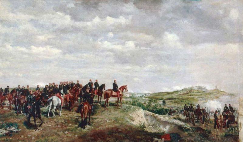 Jean-Louis-Ernest Meissonier Napoleon III at the Battle of Solferino France oil painting art